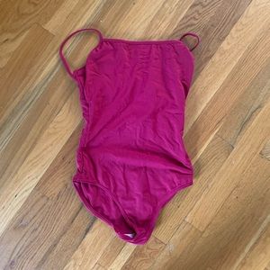 Bloch Cranberry Fancy Back Leotard